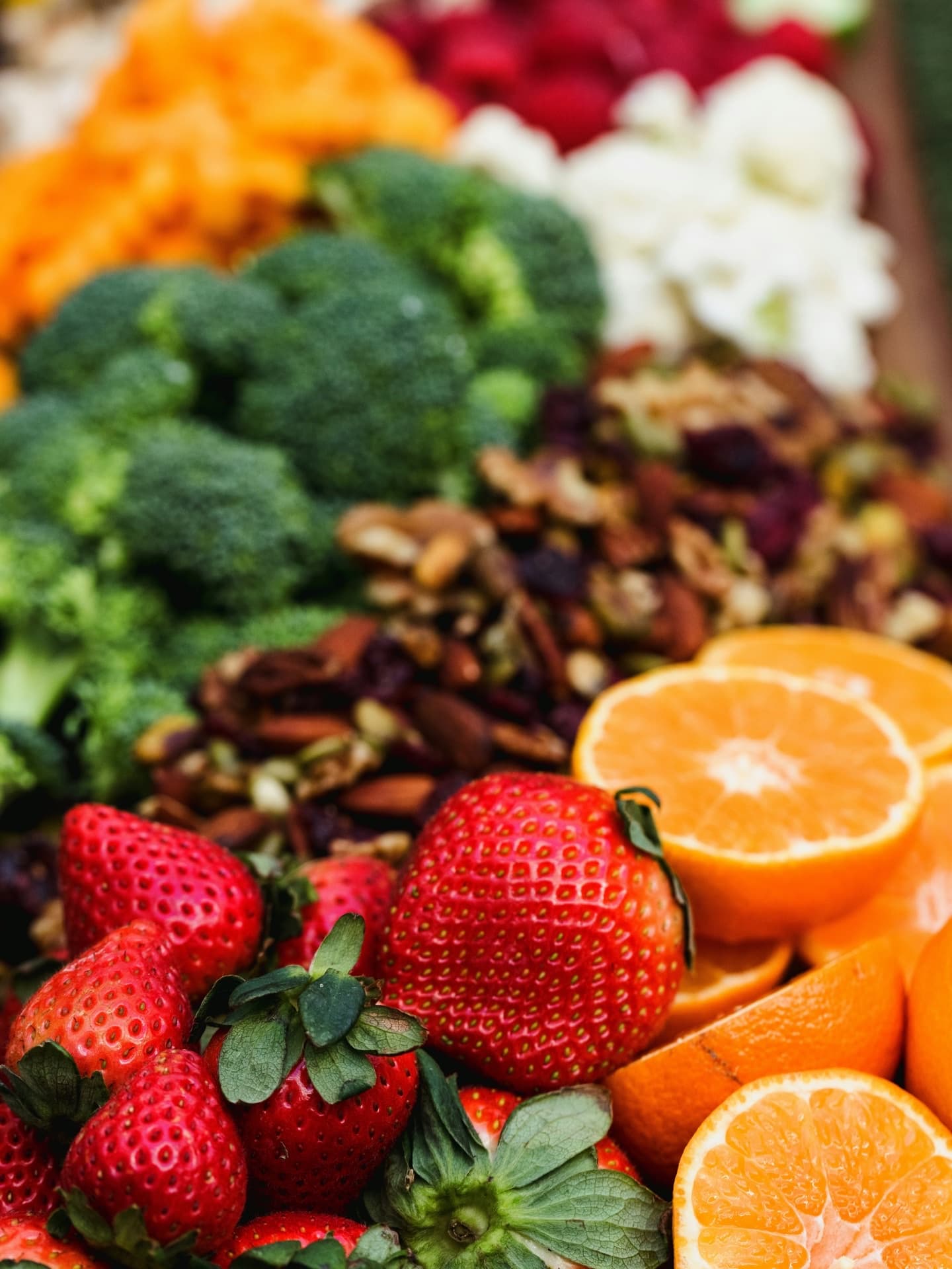 Fresh fruit and vegetables